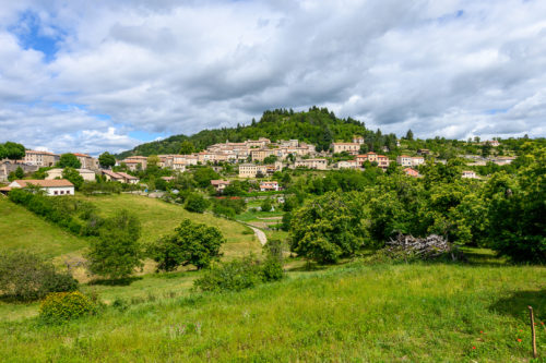 Le village de caractère de Chalencon, plus beau village d'Ardèche
